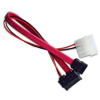 Akasas 20cm SATA to SATA Adapter Cable